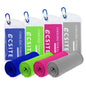 CSITE 4 Pack Cooling Towels (47"x12") for Neck and Face, Ice Towel for Hot Weather, Soft Breathable Chilly Gym Towels, Microfiber Towel for Work Out, Yoga, Running, Camping & More Activities