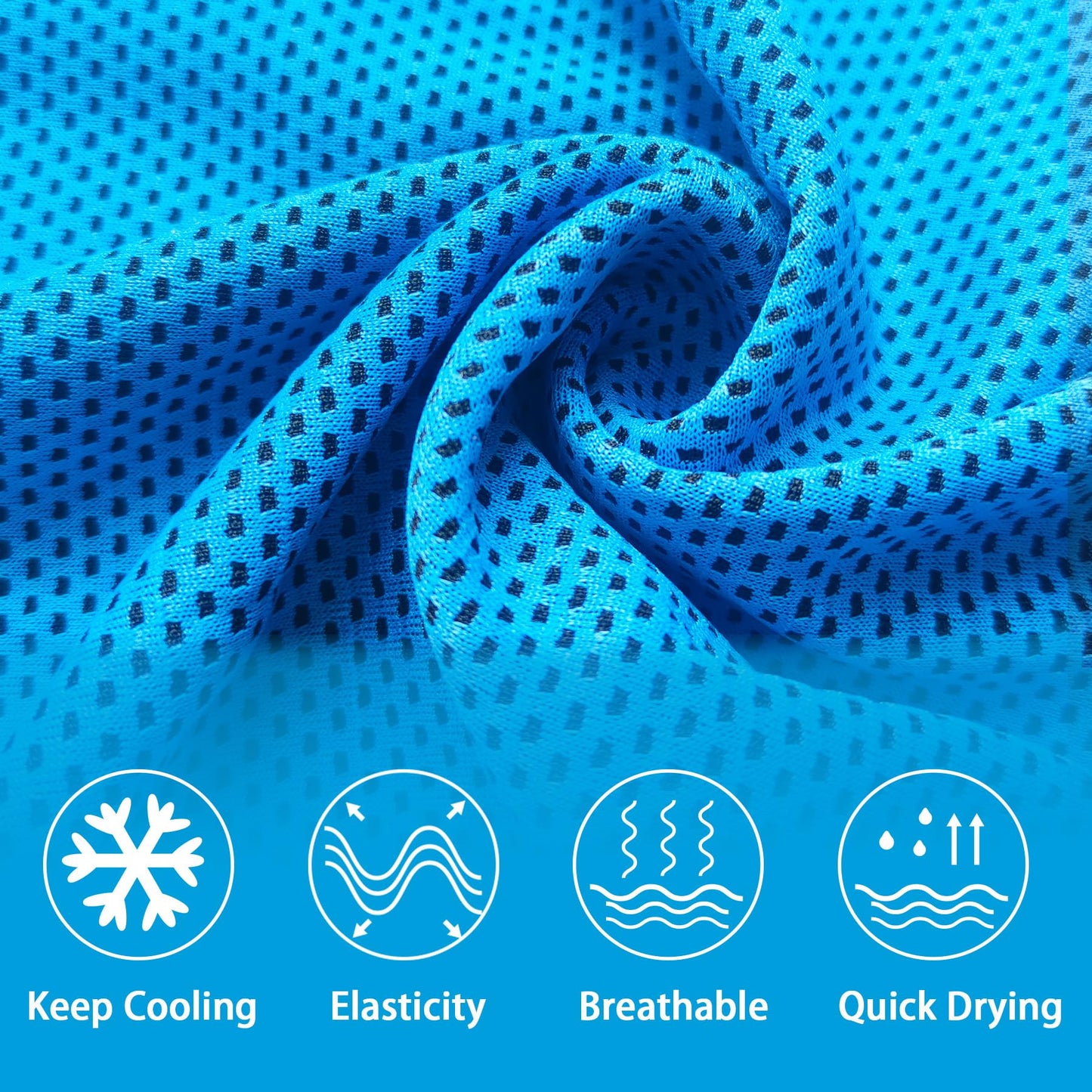 30Pack Cooling Towels for Neck and Face (40"x12"), Ice Microfiber Cooling Towels Bulk for Workout Chill Sweat Towels Cooling Neck Wraps for Gym Yoga Golf Running Sport