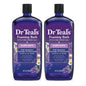 Dr Teal's Foaming Bath with Pure Epsom Salt, Soothe & Sleep with Lavender, 34 fl oz (Pack of 2)