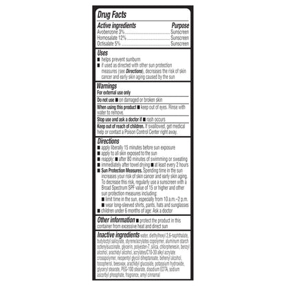Amazon Basics Sport Sunscreen Lotion SPF 50, Water Resistant (80min), Formulated without Octinoxate & Oxybenzone, Broad Spectrum UVA/UVB Protection, 8 Fluid Ounce