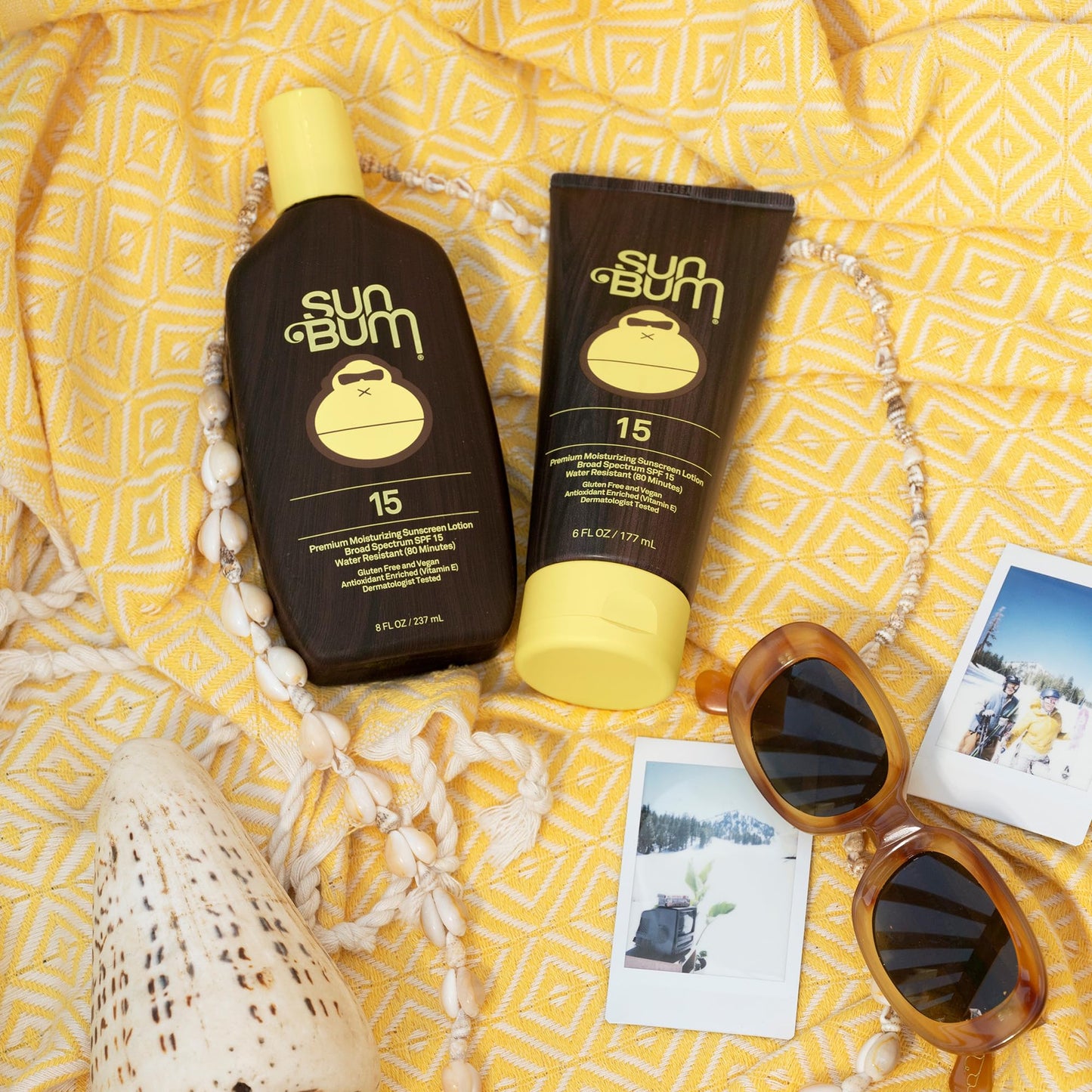 Sun Bum Original SPF 50 Sunscreen Body Lotion - Broad Spectrum Moisturizing Sunscreen with Vitamin E - Hawaii 104 Act Compliant (Made without Octinoxate & Oxybenzone) - 8 oz