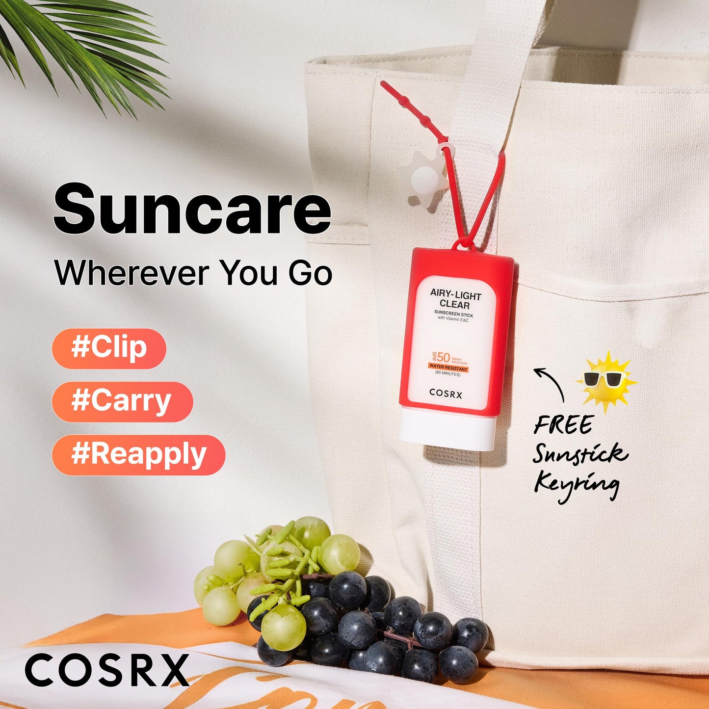 COSRX Vitamin E Sunscreen for Oily Skin SPF 50, Natural Glow Face Sunscreen, Lightweight, Non-Sticky, No White Cast, Hydrating, Beach Essentials, Summer Travel Essentials, Korean Skincare,1.69 fl oz