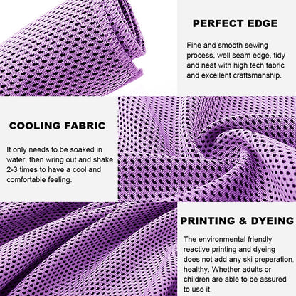 Pack of 20 Cooling Towel 40x12'' Ice Towel for Neck and Face Microfiber Chilly with Bag Breathable Yoga Gym Stay Cool Towels Sweat Rag for Workout Running Camping Pilates Beach, Dark Blue