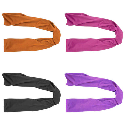 Cooling Towels (4 Pack) 40"x12" - Ice Towel for Neck & Face, Soft Microfiber Chilly Towel, Instant Cooling Relief for Sports, Gym, Yoga, Running, Golf, Camping & Outdoor Activities