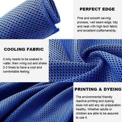 Pack of 20 Cooling Towel 40x12'' Ice Towel for Neck and Face Microfiber Chilly with Bag Breathable Yoga Gym Stay Cool Towels Sweat Rag for Workout Running Camping Pilates Beach, Dark Blue
