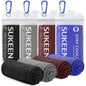 Sukeen 4 Pack Cooling Towels (40"x12"),Ice Towel,Soft Breathable Chilly Towel,Microfiber Towel for Yoga,Sport,Running,Gym,Workout,Camping,Fitness,Workout & More Activities