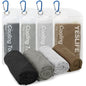 YESLIFE 4 Pack Cooling Towels (40"x12"), Gym Sweat Towels, Cooling Neck Wraps, Soft Breathable Microfiber Towels for Yoga, Running, Sport, Workout, Camping & More (Multicolor)