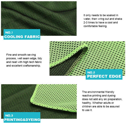 Pack of 20 Cooling Towel 40x12'' Ice Towel for Neck and Face Microfiber Chilly with Bag Breathable Yoga Gym Stay Cool Towels Sweat Rag for Workout Running Camping Pilates Beach, Dark Blue