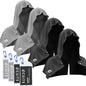 CSITE 3 Pack Cooling Hoodie Towels for Neck and Face, UPF 50 Sun Protection & Instant Cooling, Ice Towels for Hot Weather, Soft Breathable Towel for Sport, Work Out, Gym, Camping & More Activities