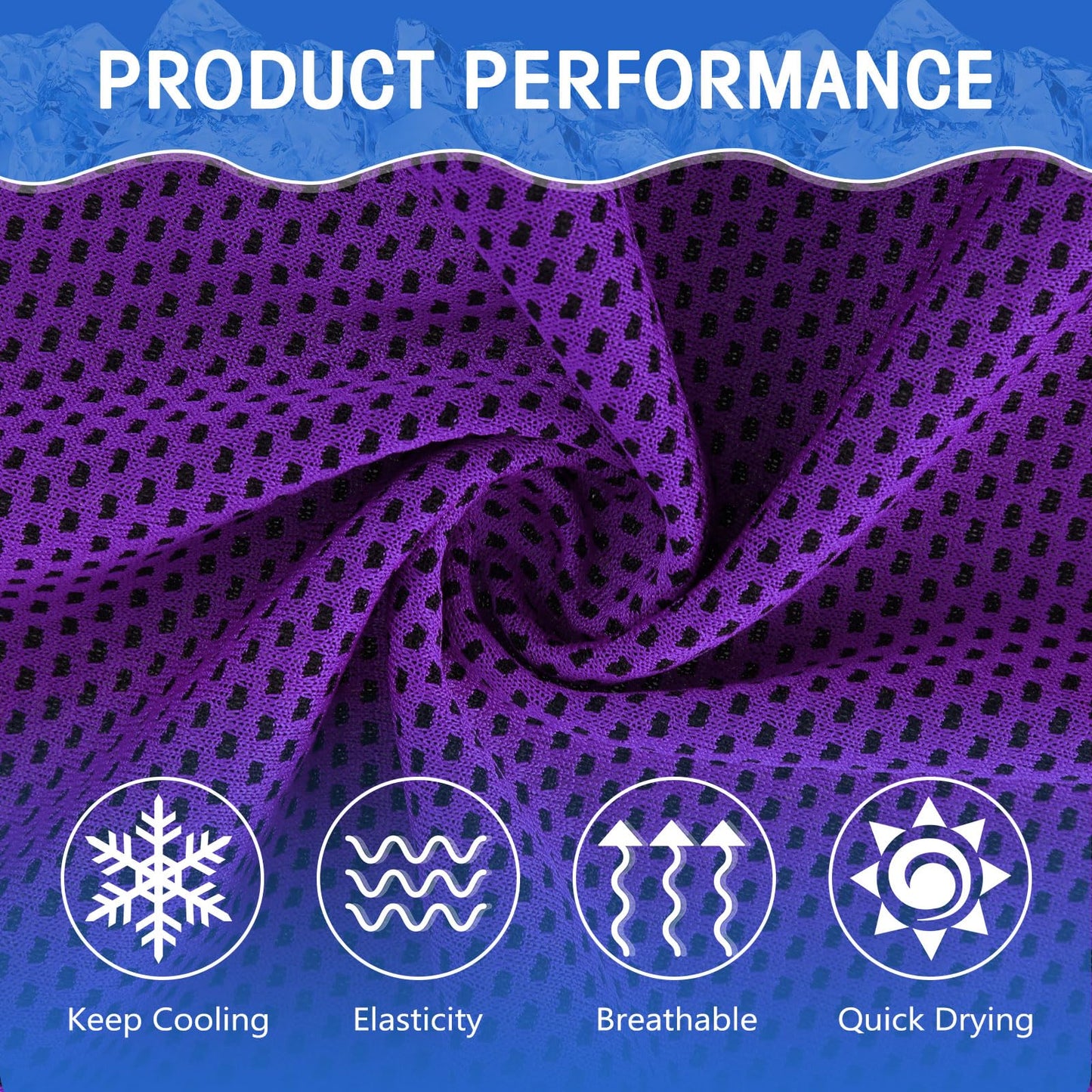 Hosuly 30 Pack Cooling Towels 40"x12" Cooling Neck Wraps Soft Breathable Chilly Towel Ice Towels Microfiber Workout Towel for Yoga Sport Running Workout Gym Camping Fitness Activities(Orange)