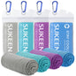 Sukeen 4 Pack Cooling Towels (40"x12"),Ice Towel,Soft Breathable Chilly Towel,Microfiber Towel for Yoga,Sport,Running,Gym,Workout,Camping,Fitness,Workout & More Activities