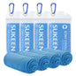 Sukeen [4 Pack Cooling Towel (40"x12"), Soft Breathable Chilly Microfiber Towel for Yoga,Sport,Running,Gym,Workout,Camping,Fitness,Workout & More Activities