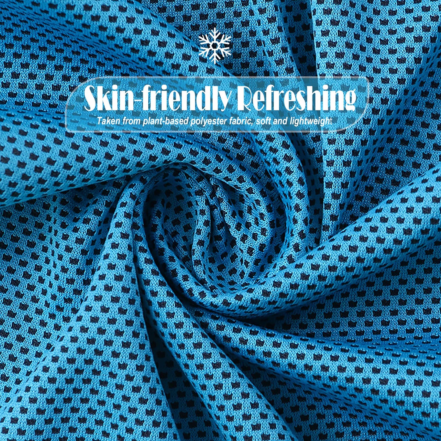 Pack of 20 Cooling Towel 40x12'' Ice Towel for Neck and Face Microfiber Chilly with Bag Breathable Yoga Gym Stay Cool Towels Sweat Rag for Workout Running Camping Pilates Beach, Dark Blue