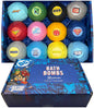XXXL Bath Bombs for Women Gift Set, 7 Pack, Spa Scents, Adelegourdain | 7 Scents - Arrives in Gift Box - XXXL (200g) - Long-lasting Fizz & Scent - Non-Staining - For Birthdays, Mothersday and More