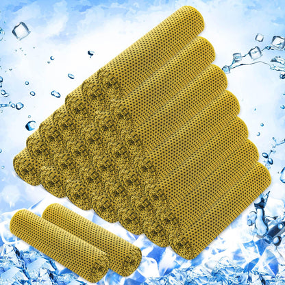 Hosuly 30 Pack Cooling Towels, 40"x12" Ice Breathable Soft Chilly Sweat Rag Microfiber Workout Rags for Gym Cooling Towels for Neck and Face for Yoga Golf Sport Running