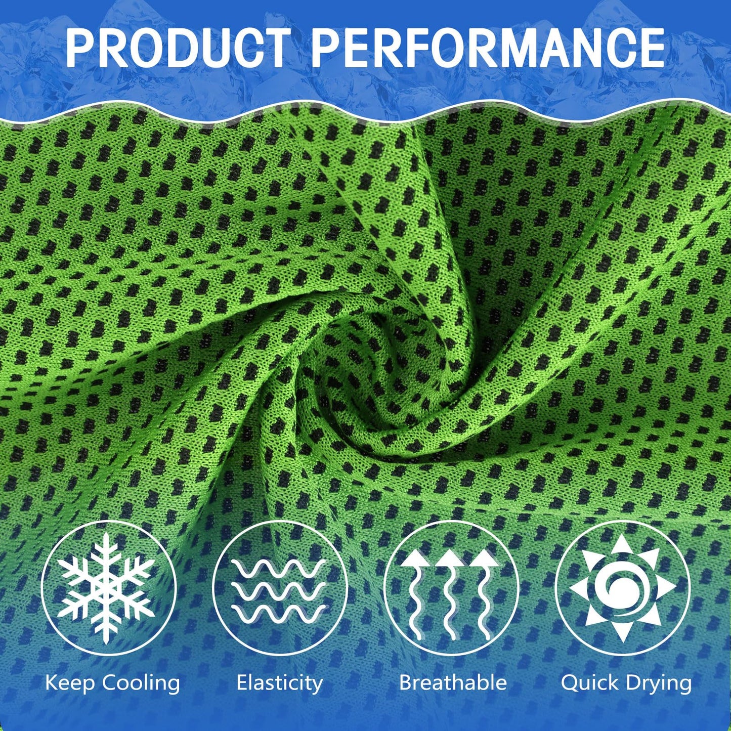 Hosuly 30 Pack Cooling Towels 40"x12" Cooling Neck Wraps Soft Breathable Chilly Towel Ice Towels Microfiber Workout Towel for Yoga Sport Running Workout Gym Camping Fitness Activities(Orange)
