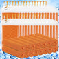 Hosuly 30 Pack Cooling Towels 40"x12" Cooling Neck Wraps Soft Breathable Chilly Towel Ice Towels Microfiber Workout Towel for Yoga Sport Running Workout Gym Camping Fitness Activities(Orange)