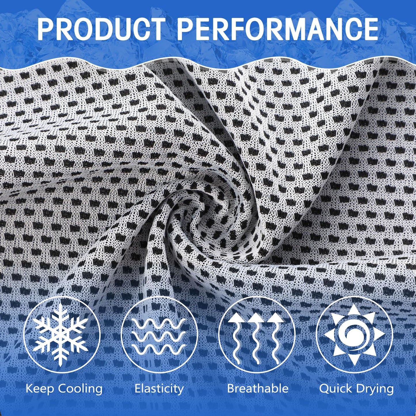 Hosuly 30 Pack Cooling Towels 40"x12" Cooling Neck Wraps Soft Breathable Chilly Towel Ice Towels Microfiber Workout Towel for Yoga Sport Running Workout Gym Camping Fitness Activities(Orange)