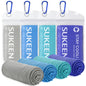 Sukeen [4 Pack Cooling Towel (40"x12"), Soft Breathable Chilly Microfiber Towel for Yoga,Sport,Running,Gym,Workout,Camping,Fitness,Workout & More Activities