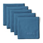 DRYKI Sweat Absorbing Handkerchiefs - The Original Pocket-Sized Sweat Towels - Quick-Dry Microfiber Sweat Rags for Face, Hands, & Body - Men & Women - Gym, Sports, and Work (Black: 5 Pack)